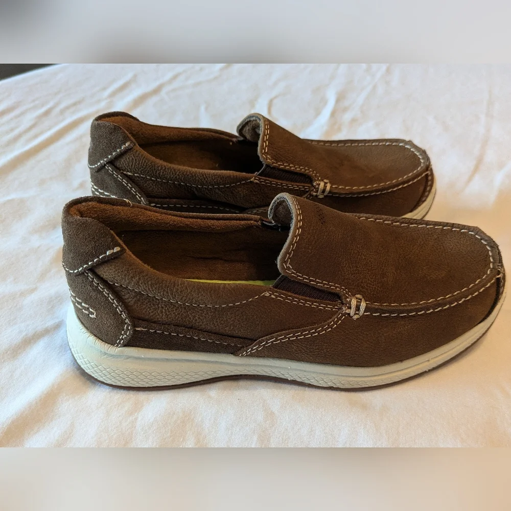 NWOT Boys Florsheim Great Lakes Moc Slip-On Casual Loafers